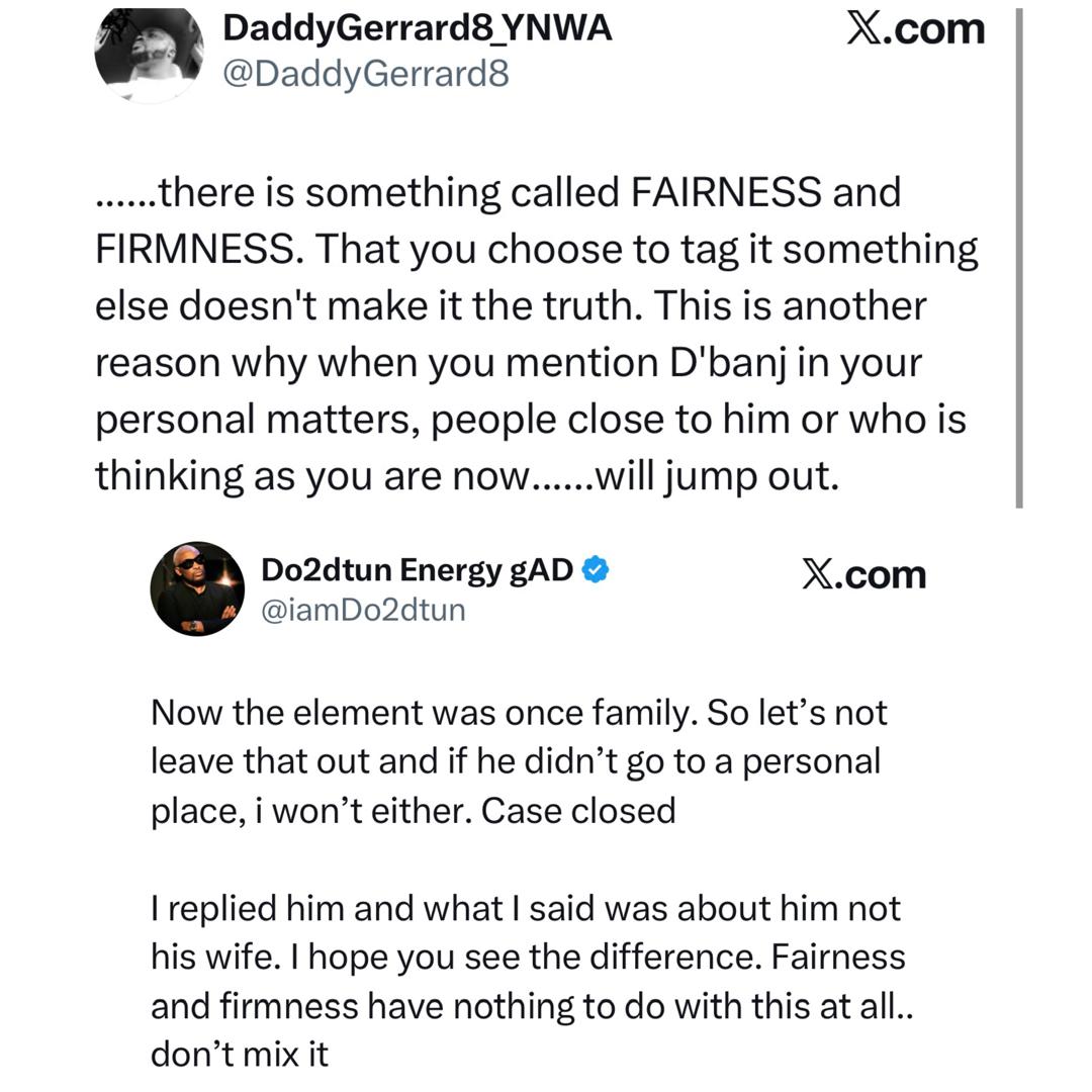 OAP Dotun tackles Nigerians consistently bashing singer, Adekunle, over controversial tweets shared by his wife, Simi, many years ago